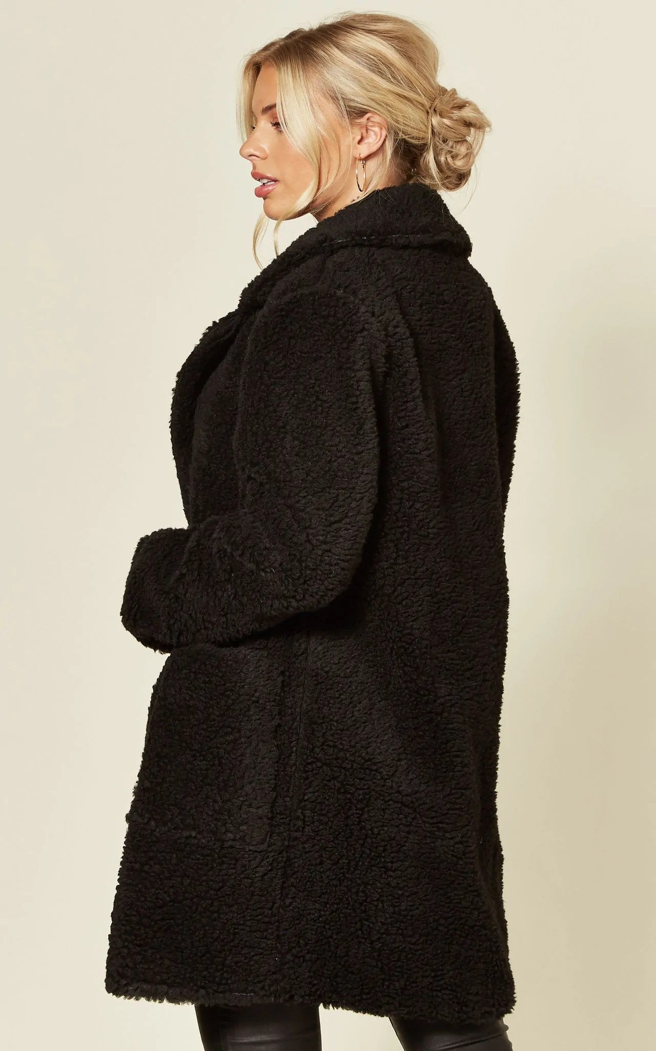 Stud Button Borg Teddy Coat (1905)