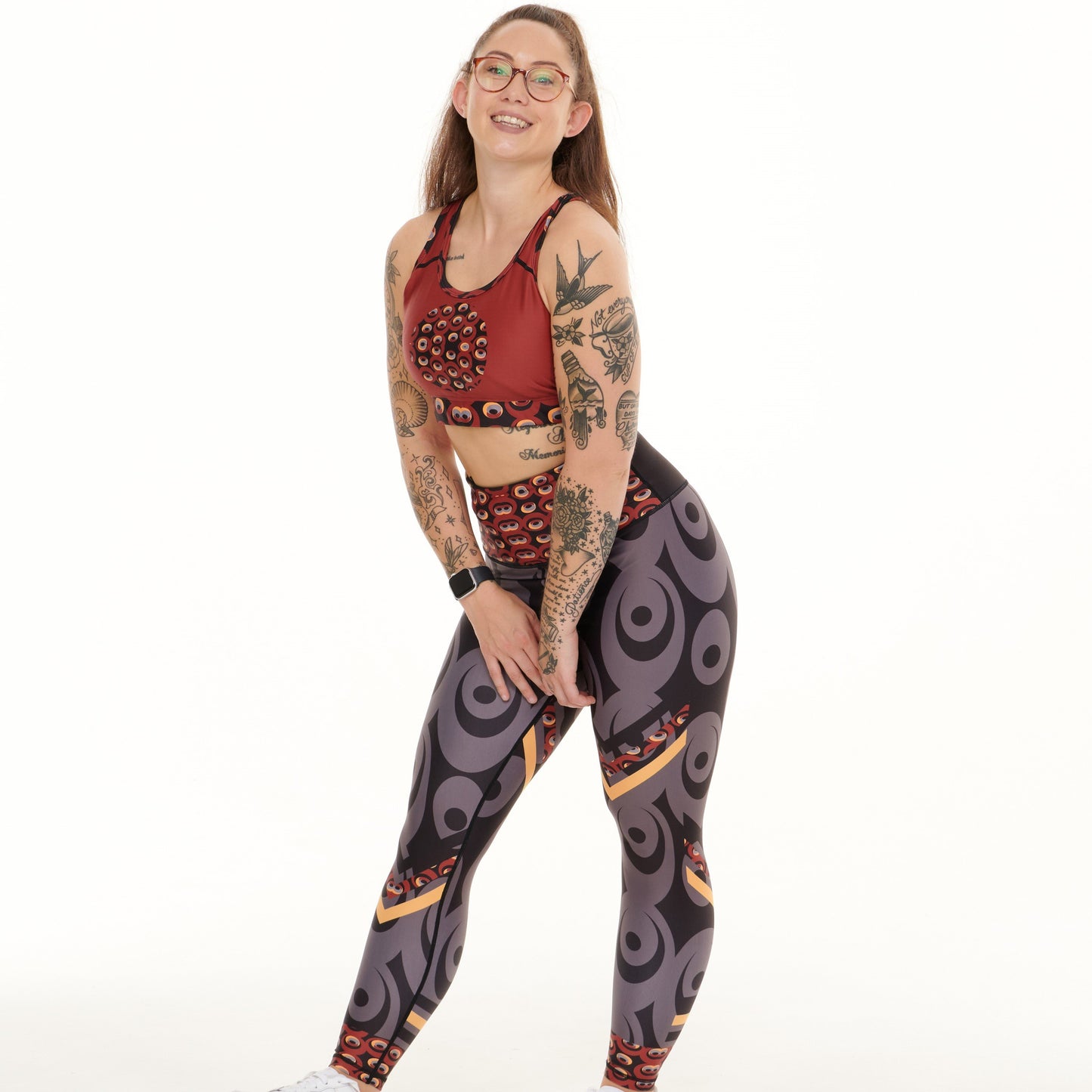 Siefay On Iron Red Splash Leggings