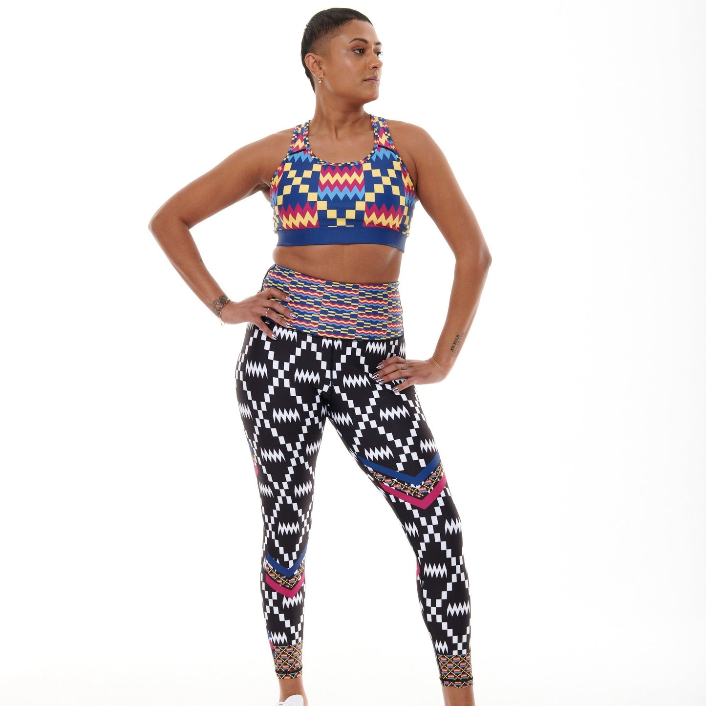 Kayentee Cerulean Splash Leggings