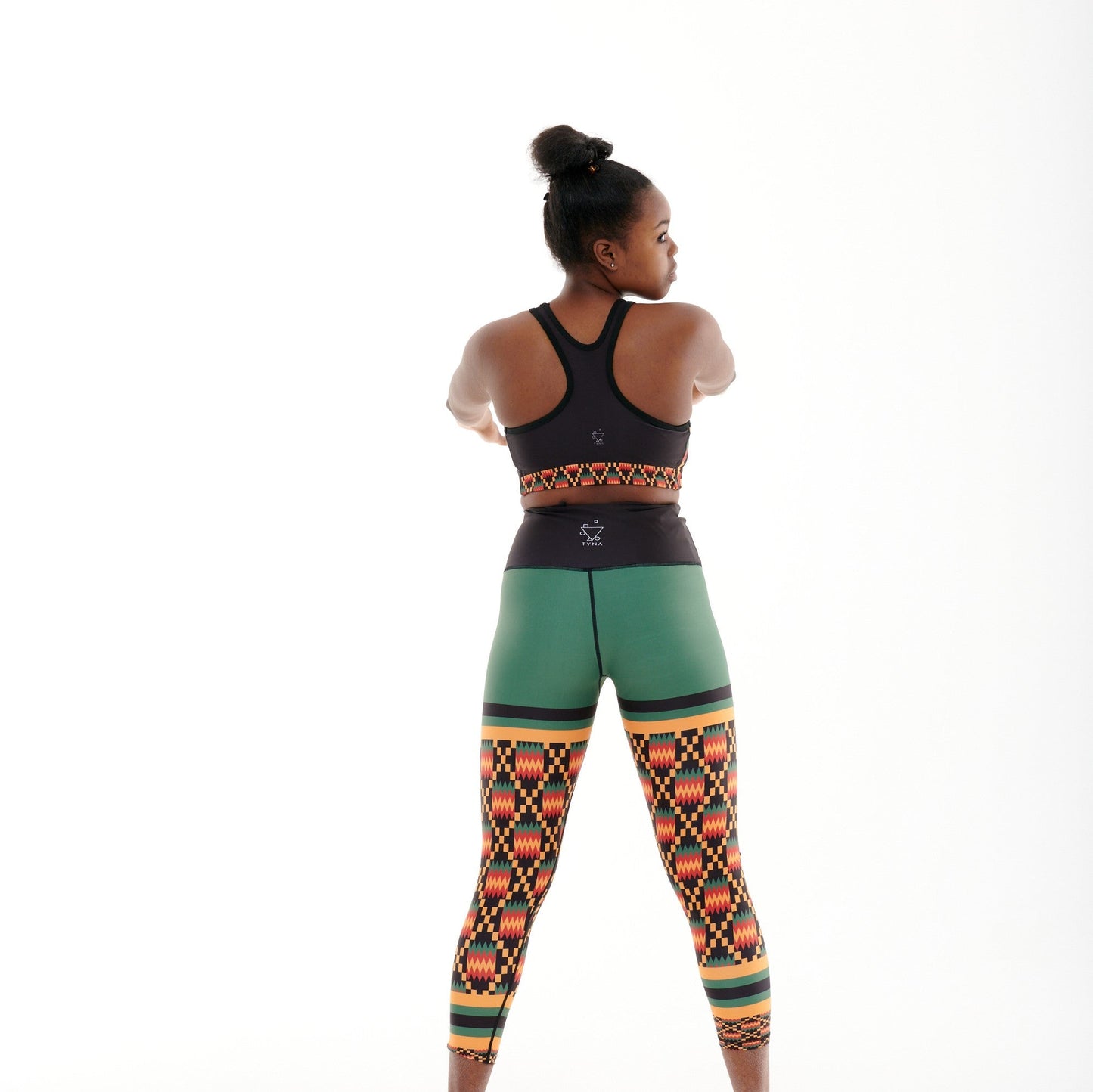 Kayentee On Green Funky Leggings