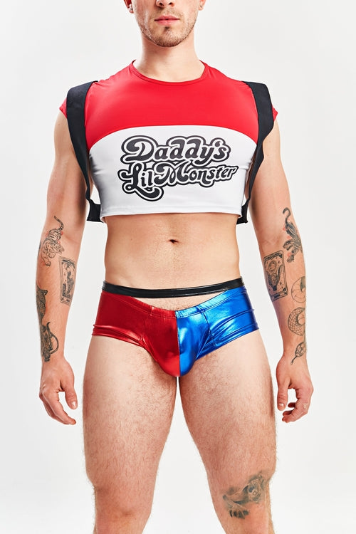 Miami Jock Harley Quinn Men's Sexy Halloween Costume and Suite MJT011