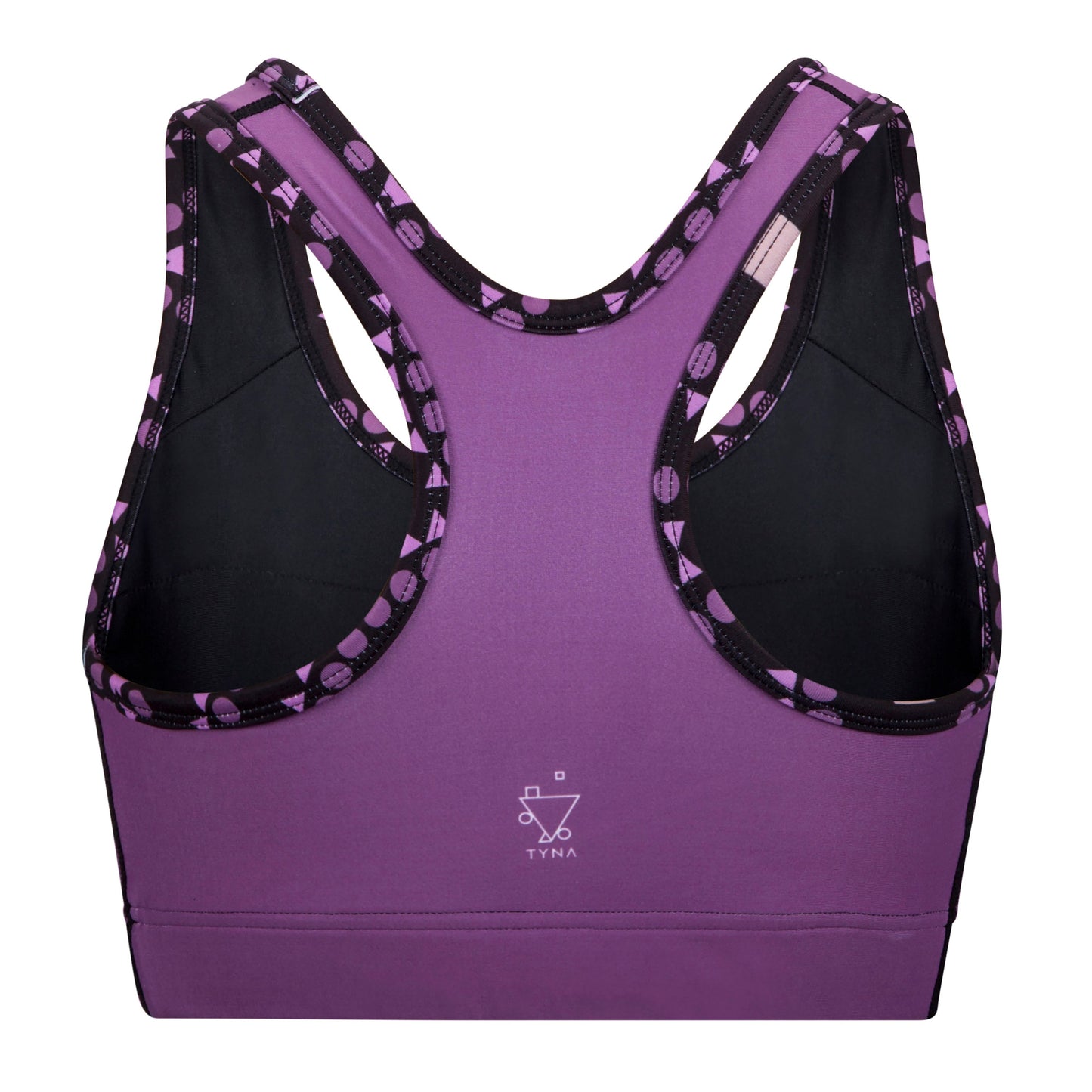 Signature On Purple Funky/Splash Sports Bra