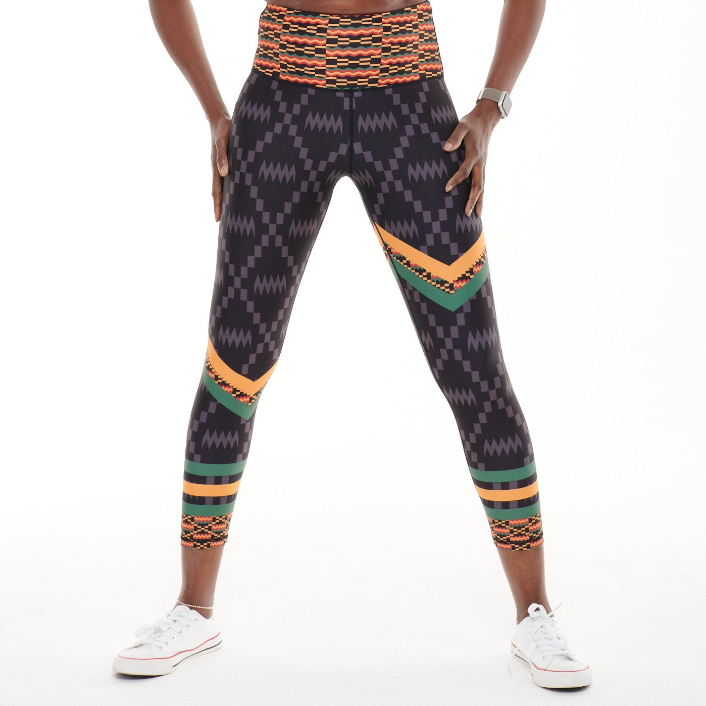 Kayentee On Green Splash Leggings