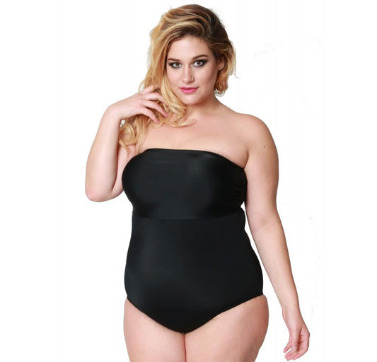 Plus Size InstantFigure Bandeau Brief Bodysuit Shapewear WBS012C