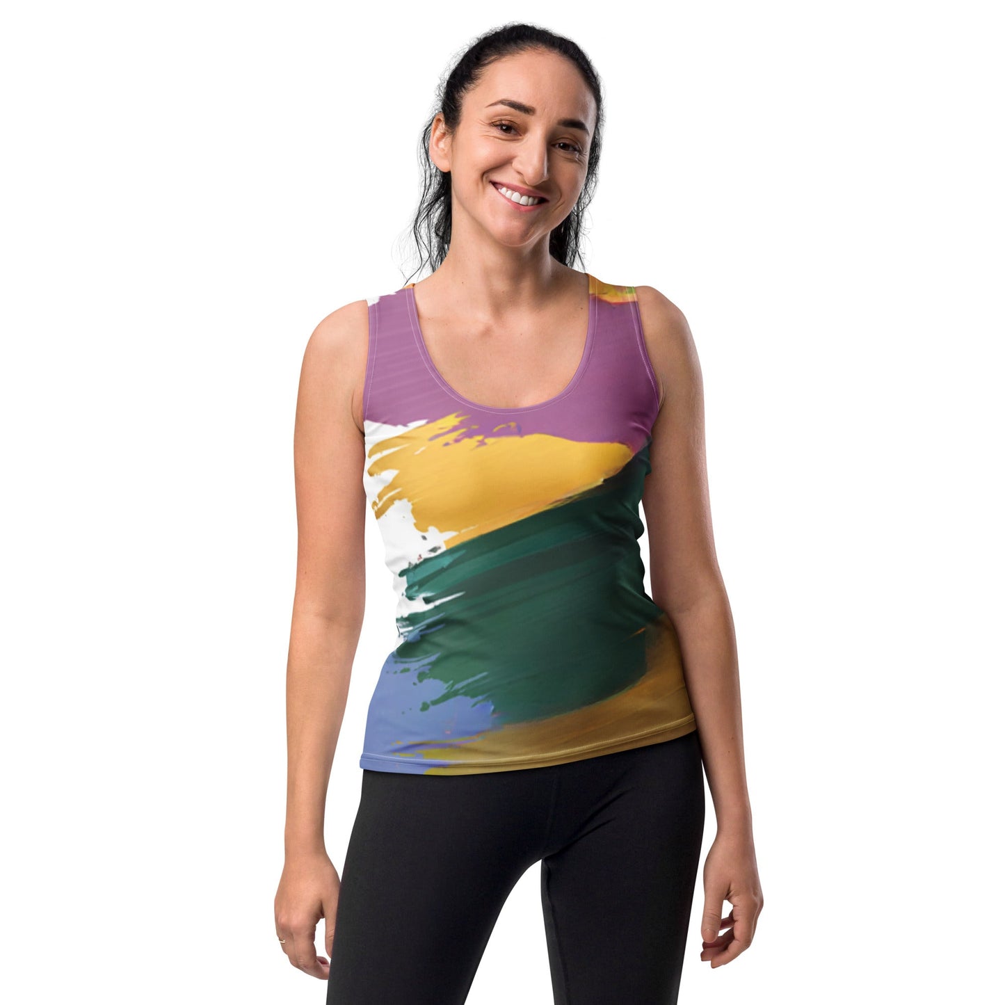 Womens Stretch Fit Tank Top, Stand Firm