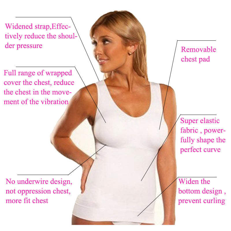 Women's Tummy Control Shape Wear Tank Tops XL