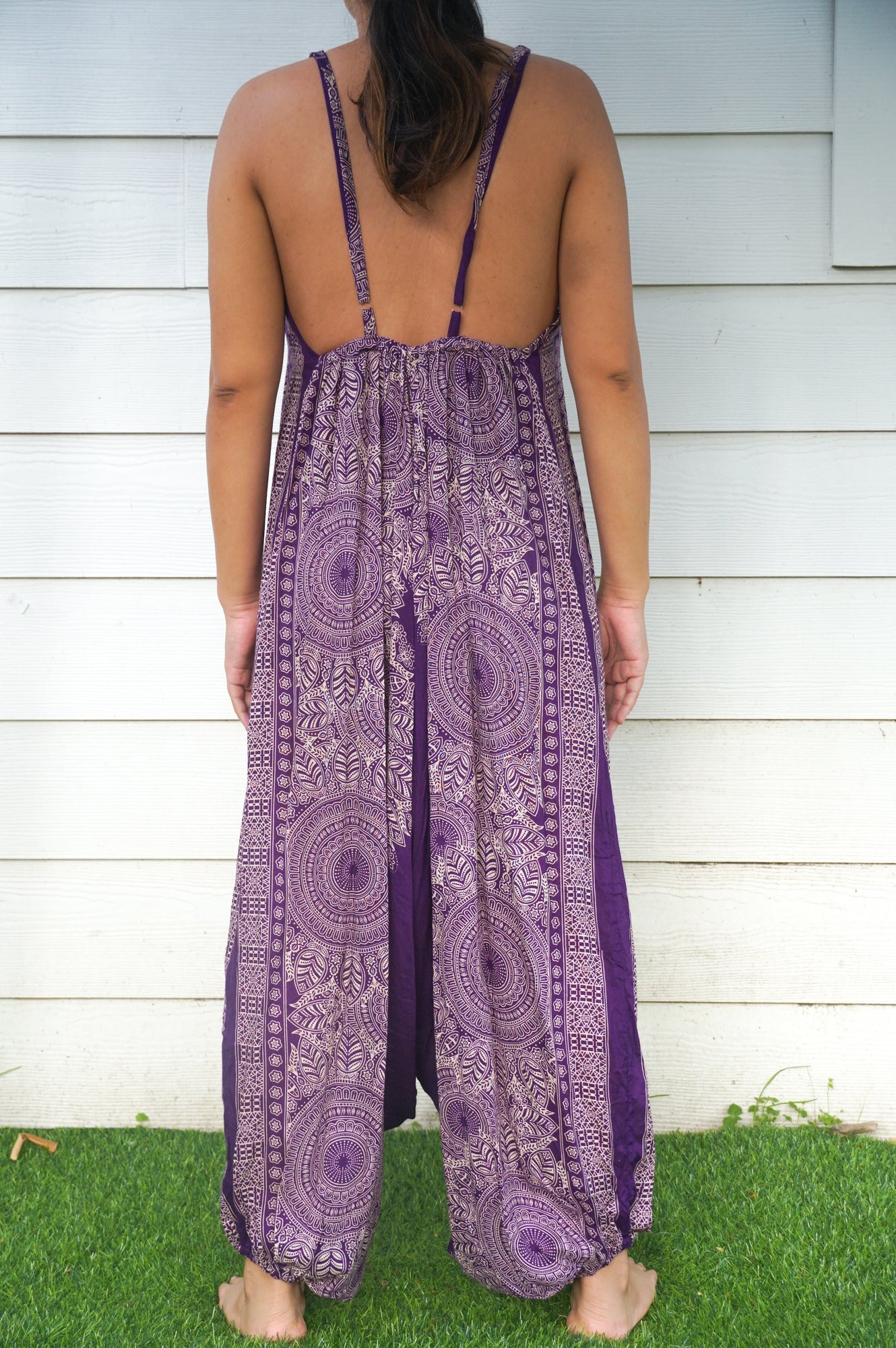 Purple Lotus Hippie Jumpsuits, Boho Rompers, Festival Clothing