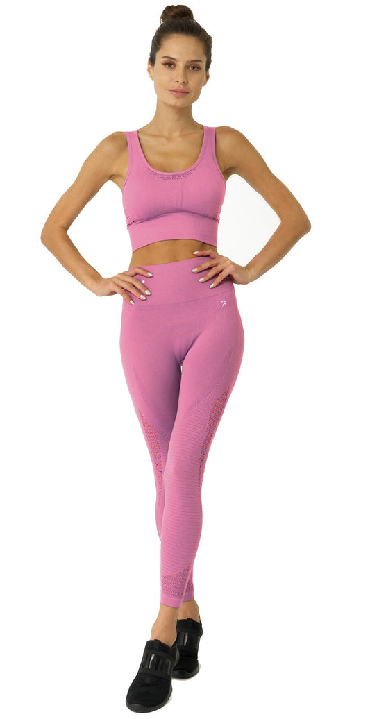 Mesh Seamless Set - Pink