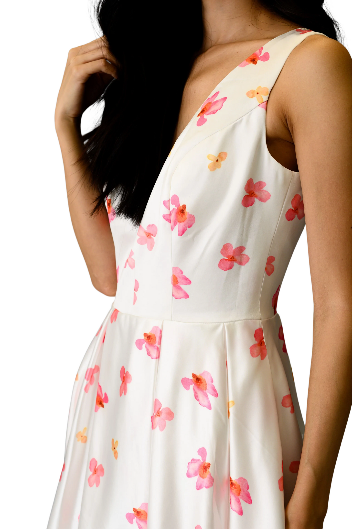 Women's Formal Floral Midi Dress