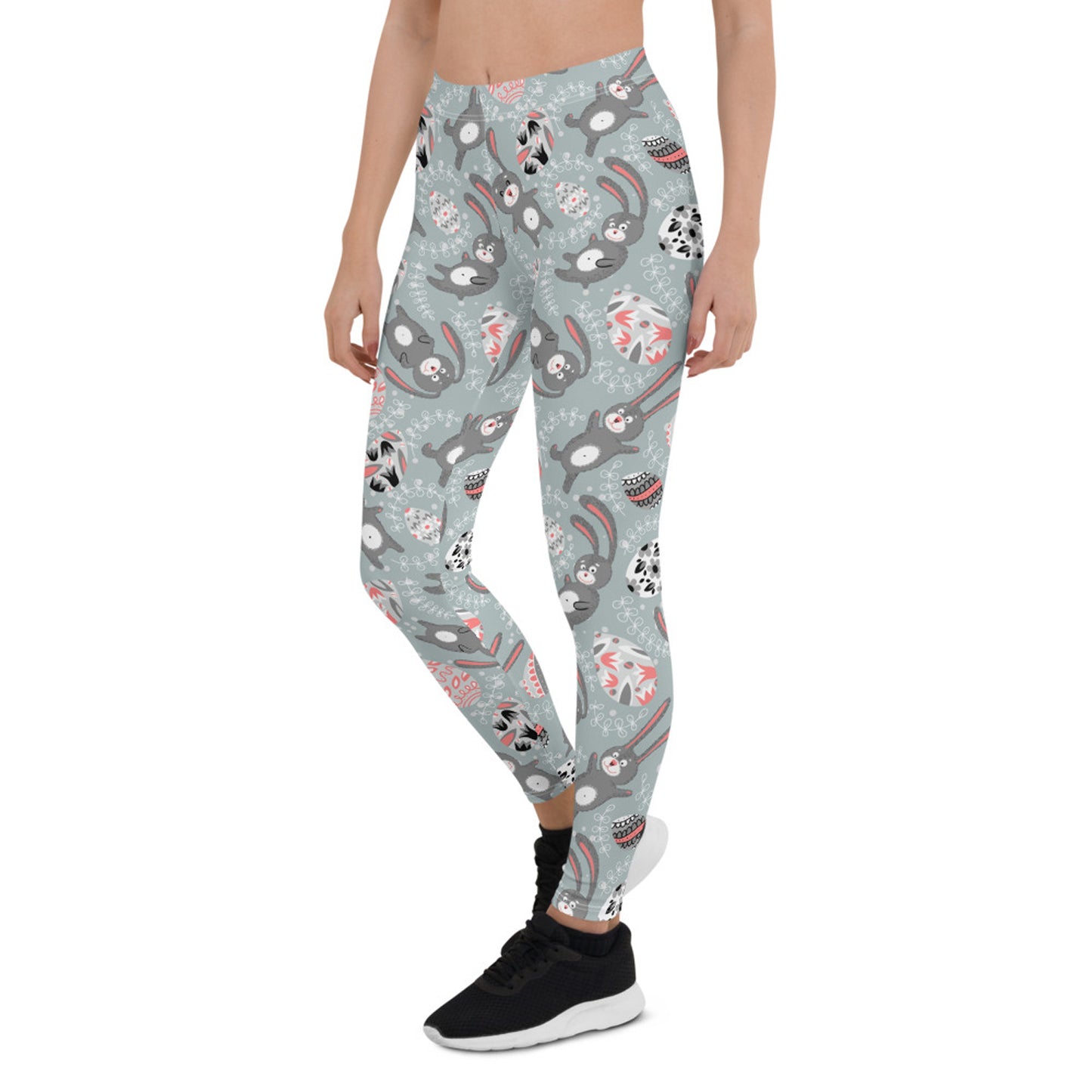 Cute Easter Bunny Leggings for Women