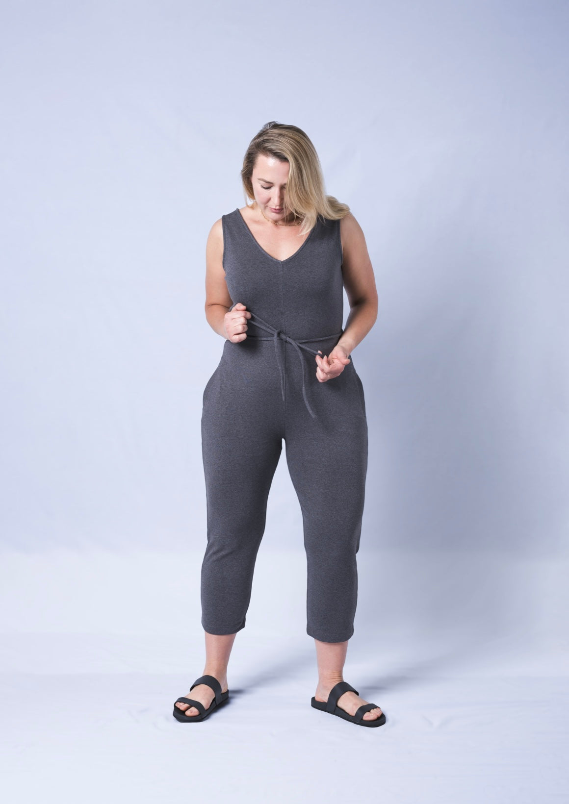 Axty V-Neck Jumpsuit