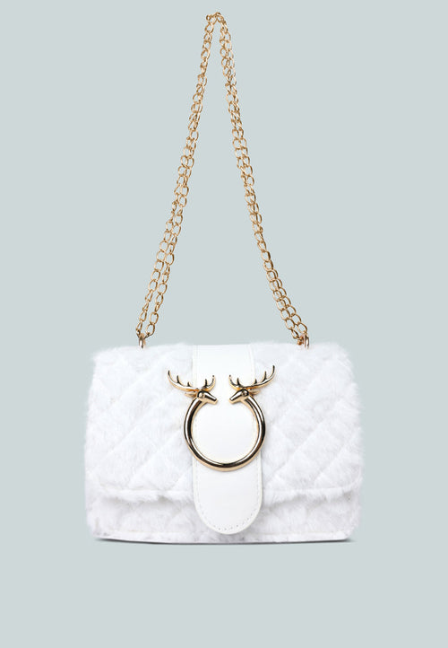 Furry Mini Sling Bag